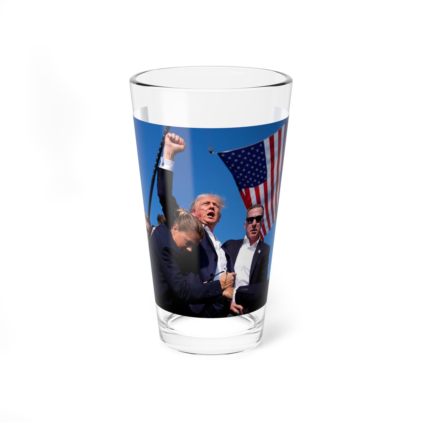 Trump Fight Glass 16oz.